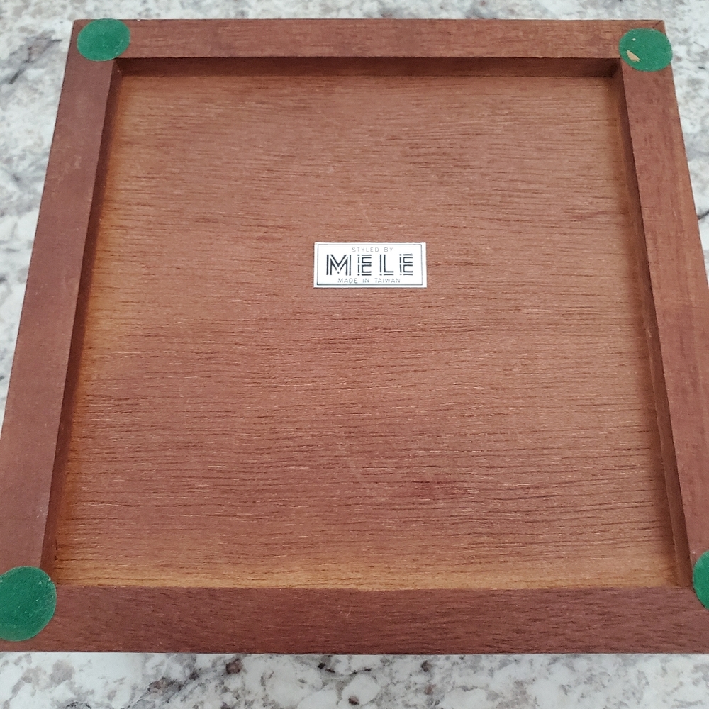 Vintage Hand painted  wood Keepsake jewelry box - Picture 2 of 3
